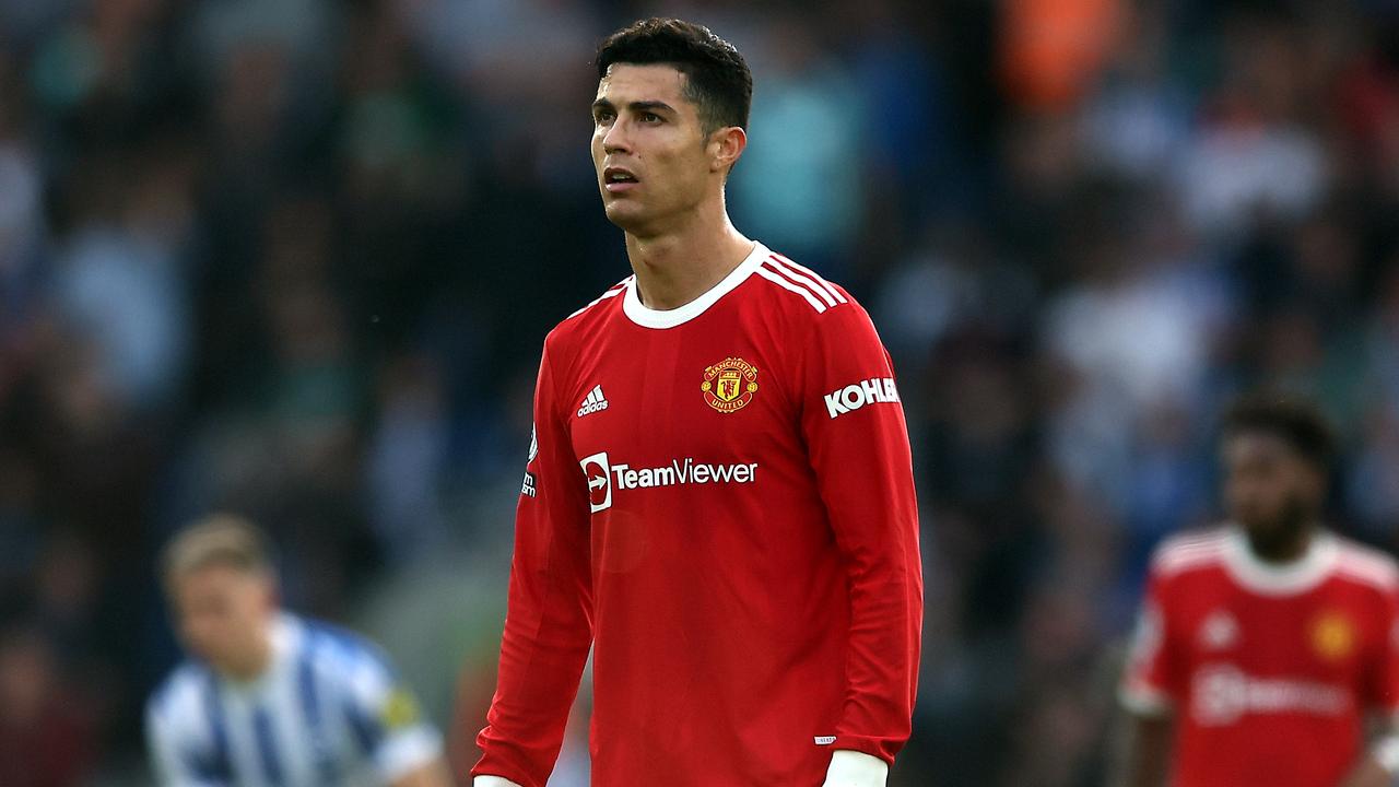 Cristiano Ronaldo of Manchester United takes his shirt off following  News Photo - Getty Images