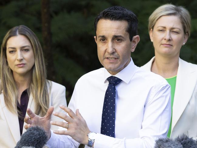 Leader of the Opposition David Crisafulli press conference at Queensland Parliament House, Brisbane, Monday, September 2, 2024 - Picture: Richard Walker