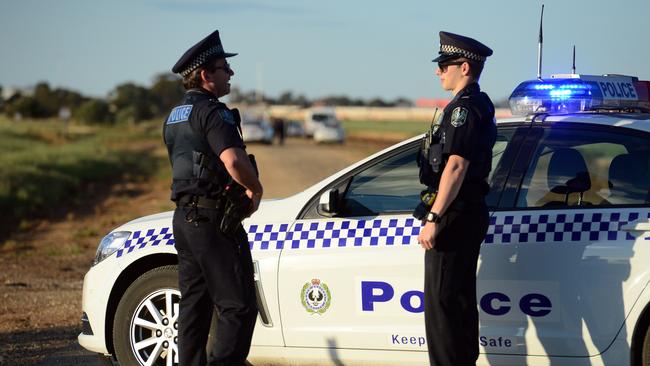 Police on the scene of a serious crash. Picture: File