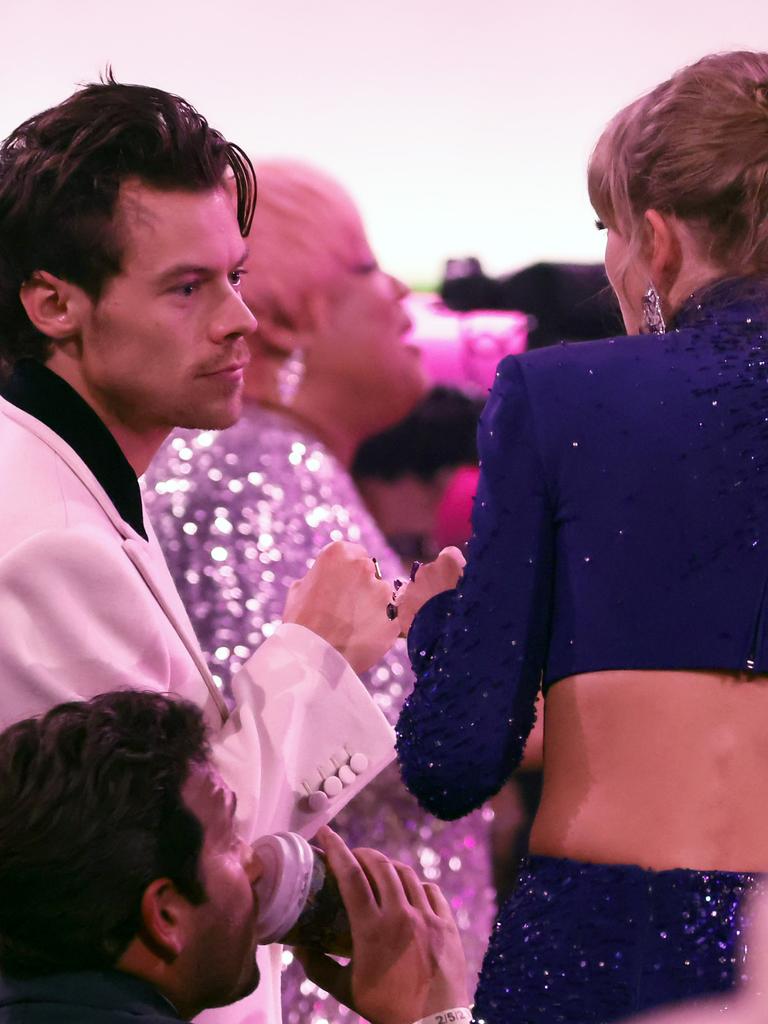 Taylor Swift with her ex Harry Styles. Picture: Frazer Harrison/Getty Images