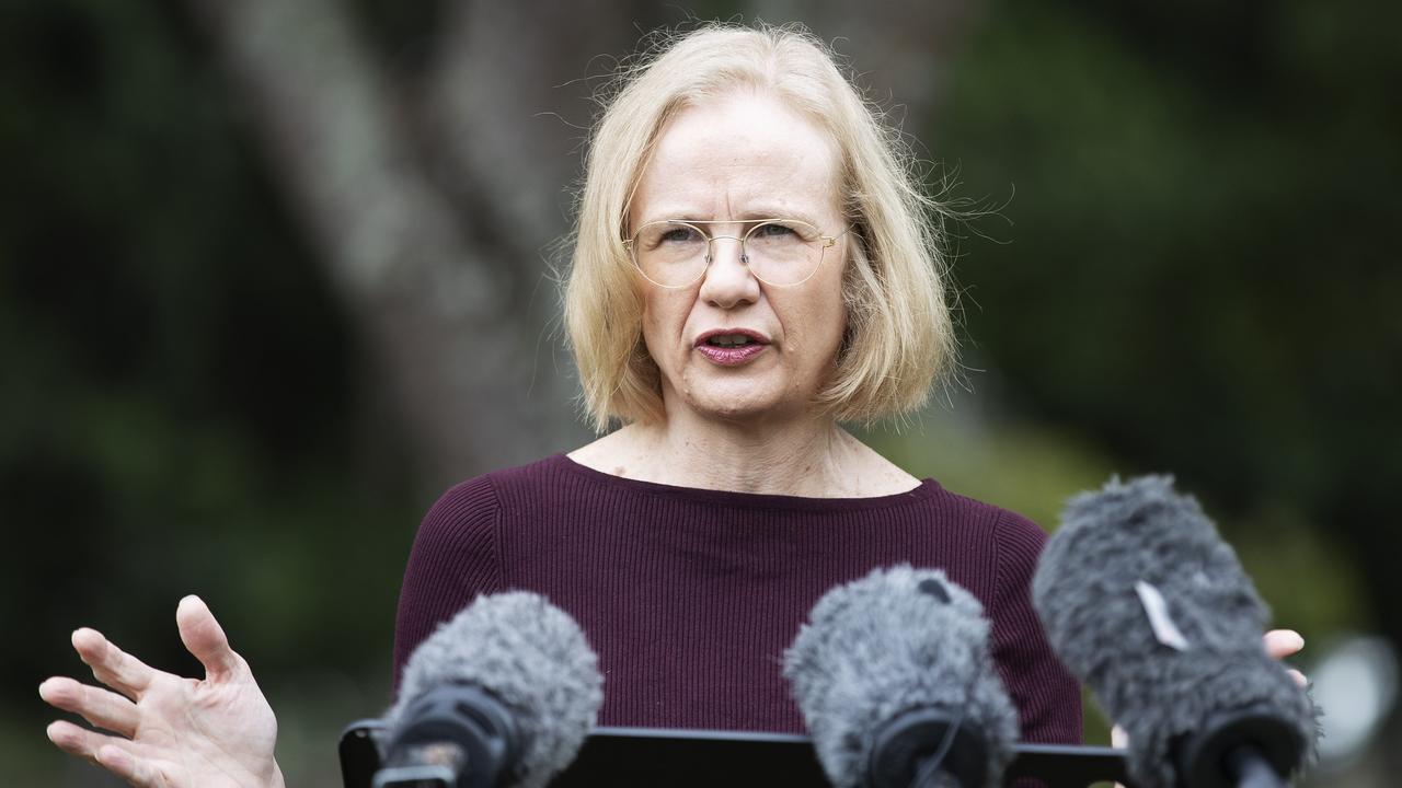 Chief Health Officer Jeanette Young. Picture: News Corp/Attila Csaszar