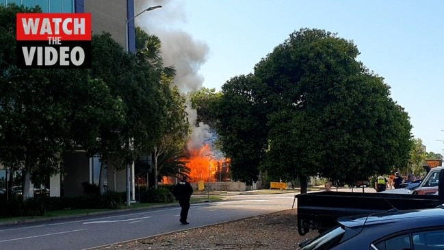 House destroyed by fire on McMinn Street, Darwin