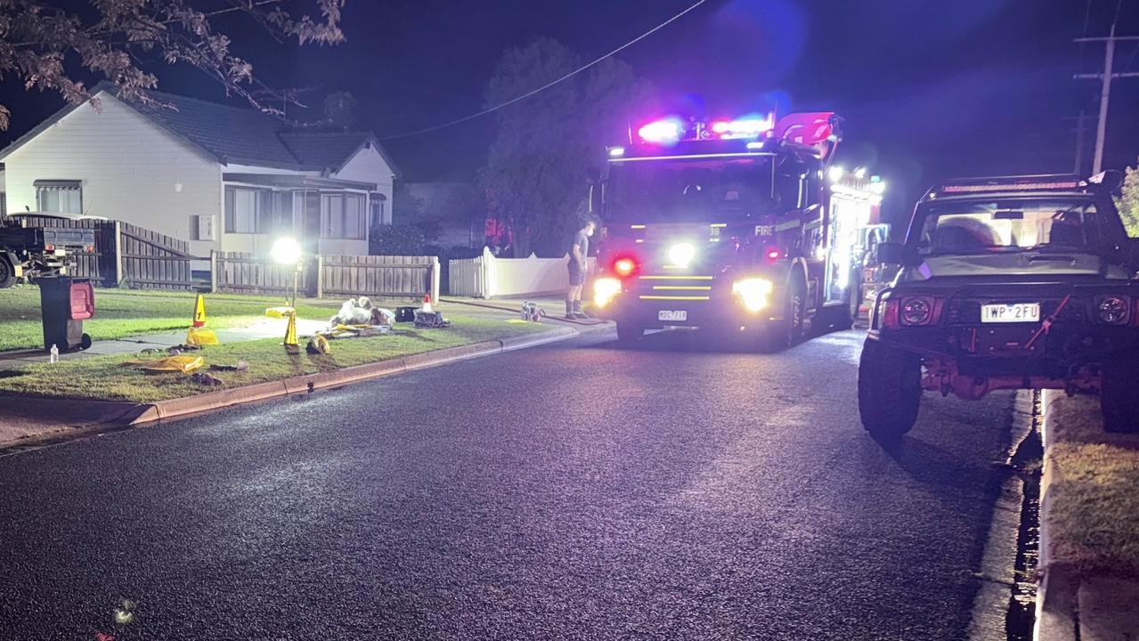 Man hospitalised after garage fire in Traralgon