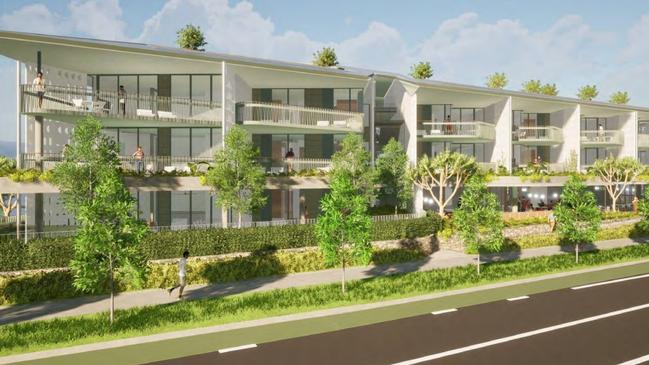 Artist's impression of the proposed hotel at 203-207 Gympie Terrace, Noosaville. Photo: Push Architecture