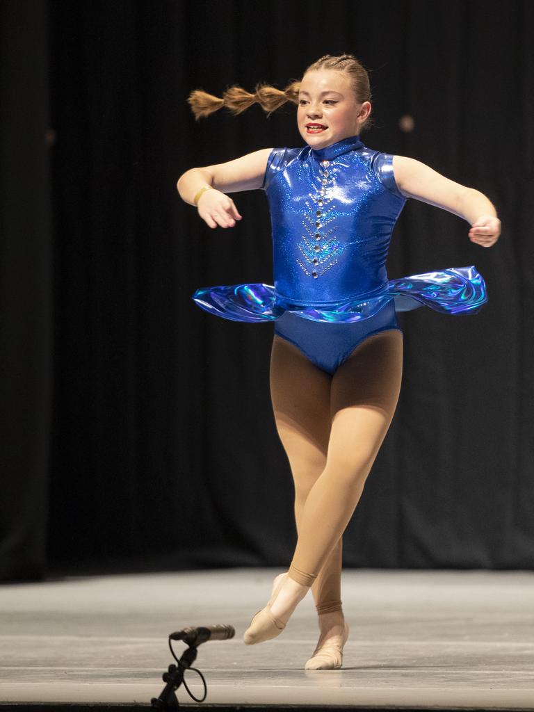 Southern Tasmanian Dancing Eisteddfod, Greer Bricknell (HDA) during the 12 Years Jazz Solo at Wrest Point. Picture: Chris Kidd