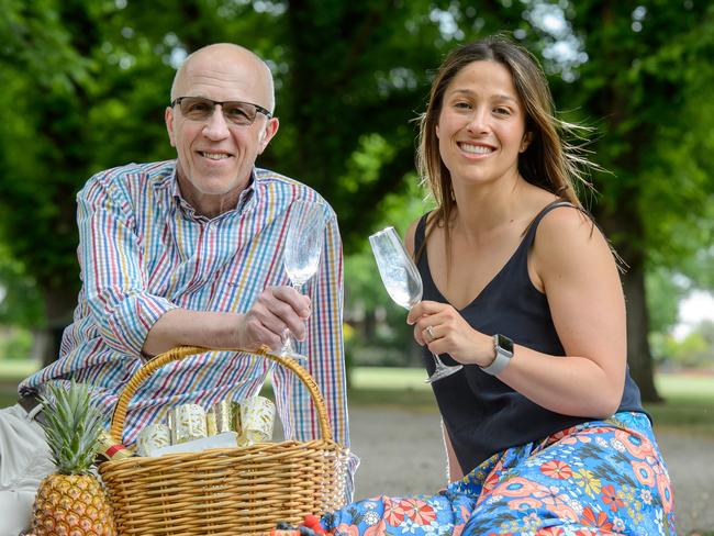 Australian Superfood Co founders Hayley Blieden and her father Ralph Wollner supply Christmas food products to Woolworths.Picture: Jay Town