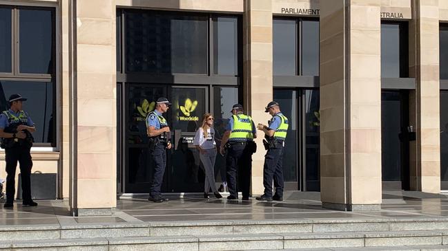 The protest action coincides with Prime Minister Anthony Albanese’s visit to Western Australia.