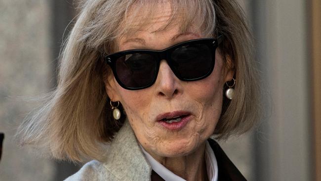 E. Jean Carroll arrives to the Manhattan Federal Court on Tuesday. Picture: Reuters