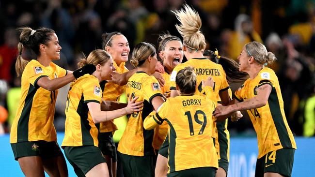 Matildas mania has taken over with the kick-off of the Women’s World Cup. Picture: Getty Images