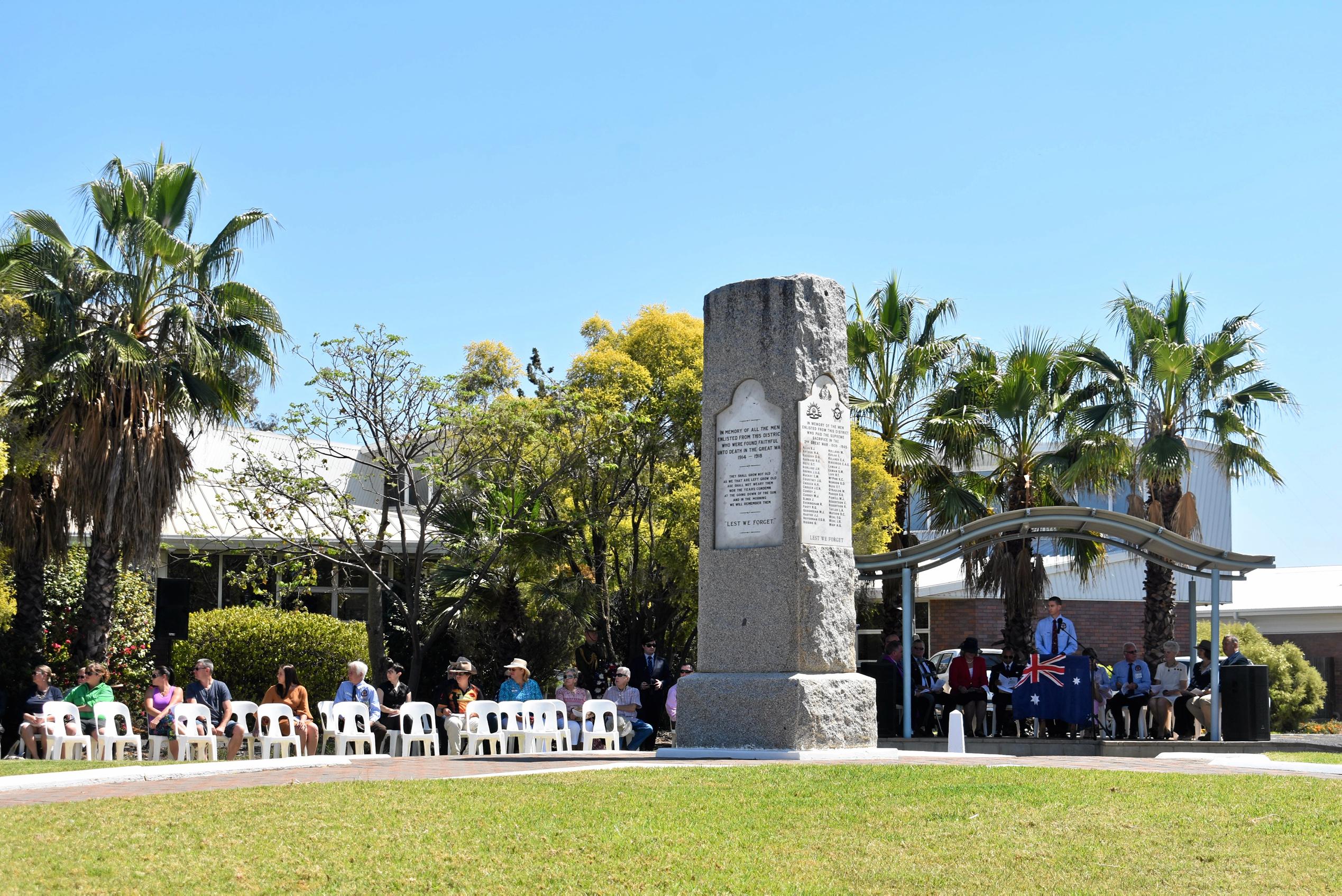 Heroes' Avenue Centenary Commemoration. Picture: Jorja McDonnell