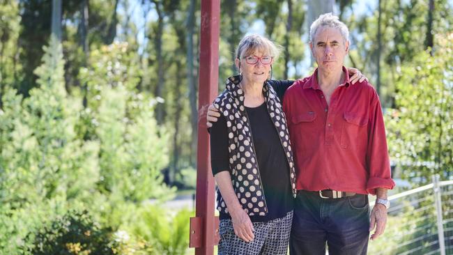 Rebuilding: Cath Bowdler and Jack Egan. Picture: Rohan Thomson