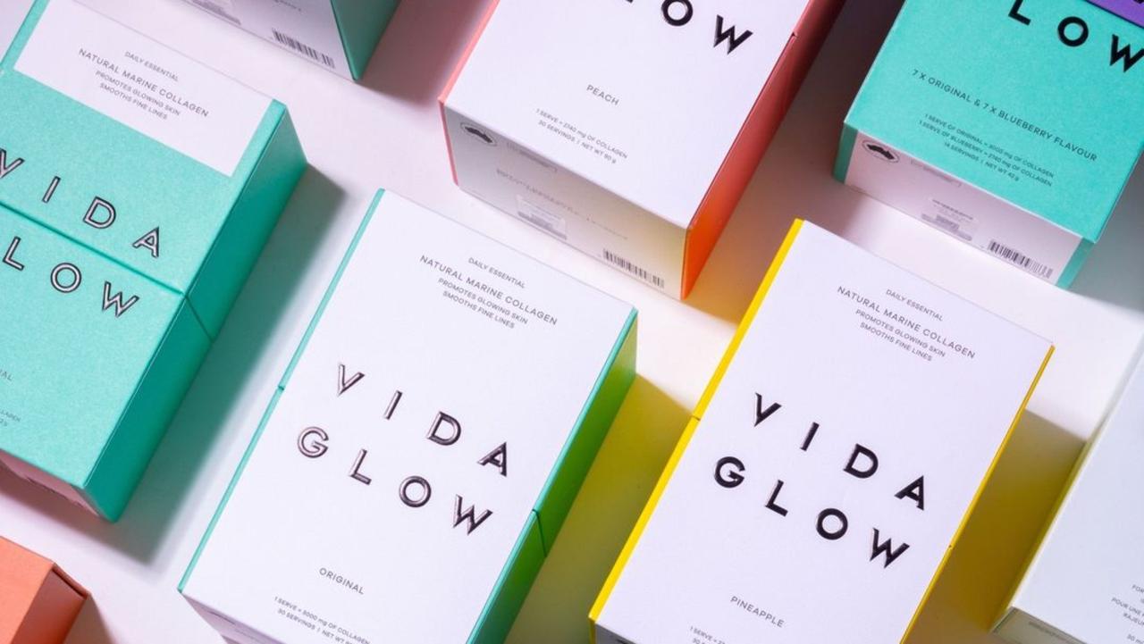 Vida Glow has grown into a successful global brand since its launch. Picture: Instagram/Vida Glow.