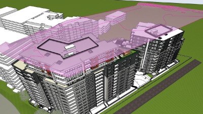 Four more storeys are proposed for a Merrylands apartment block. Source: Zhinar Architects