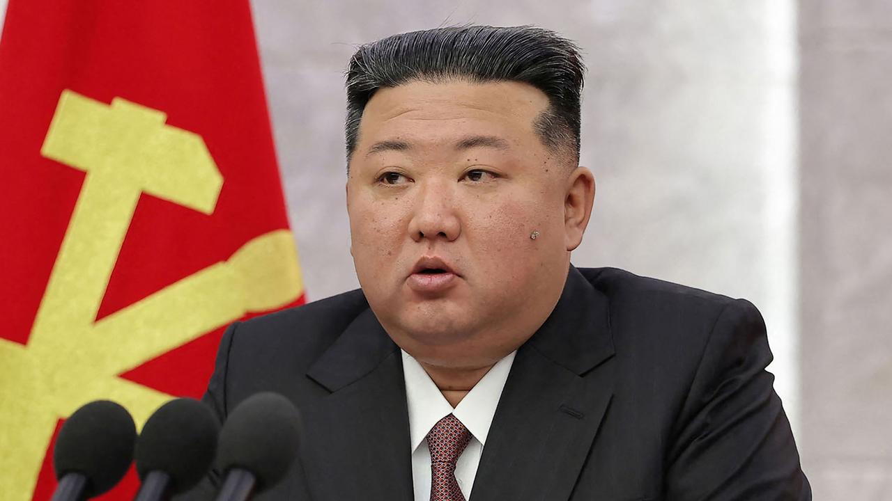 North Korea's leader Kim Jong-un pictured on June 28. Picture: KCNA VIA KNS / AFP