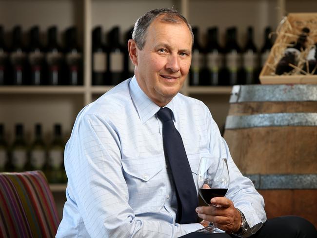 Brett Heading is a high profile Brisbane lawyer, he and his wife also run Clovely Estate wines, Brisbane, on Tuesday January 16, 2018. AAP Image/Steve Pohlner