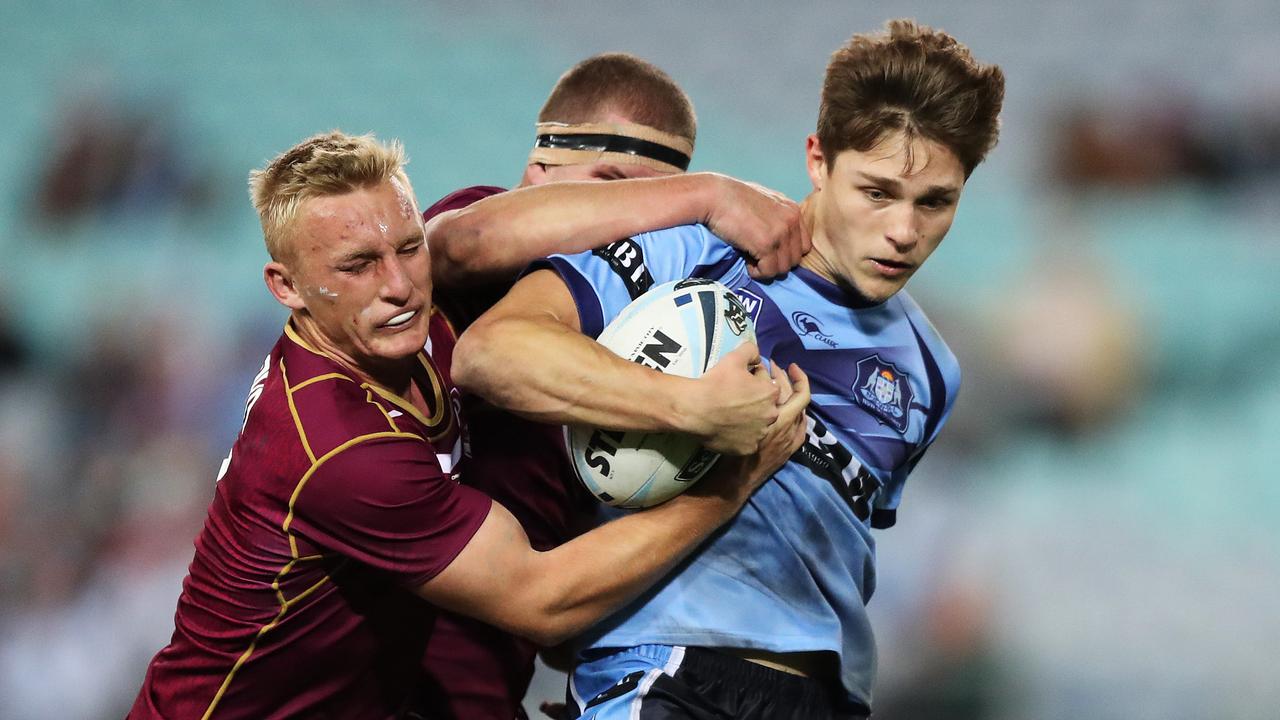 Luke Metcalf for the NSW Under-18s in 2017. Picture: Brett Costello