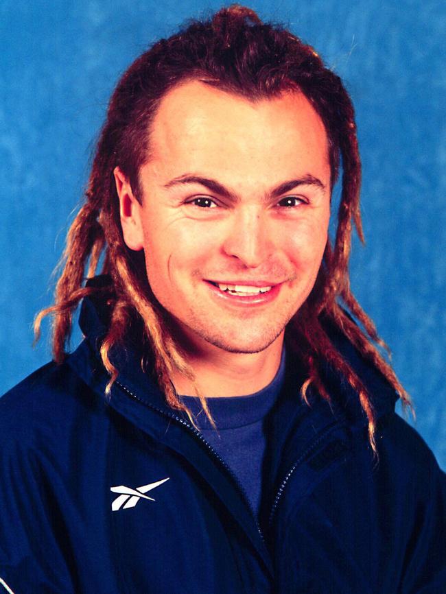 Steven Bradbury at the 1998 Nagano Winter Olympic Games. 