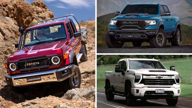 Models such as the Toyota LandCruiser 70, Ram 1500 TRX and Chevrolet Silverado HD will be excluded from Labor's New Vehicle Efficiency Standard.