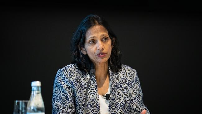 Macquarie Group chief executive Shemara Wikramanayake is paid 50 times more than the Prime Minister. Picture: NewsWire / Christian Gilles