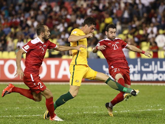 Tomi Juric and the Socceroos plan to run Syria ragged on Tuesday night.