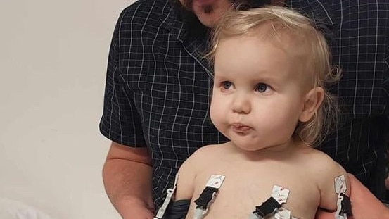 Brett Reed with his son Lachlan who has Bilaterial Multicystic Dysplatic Kidney. Photo: Supplied.