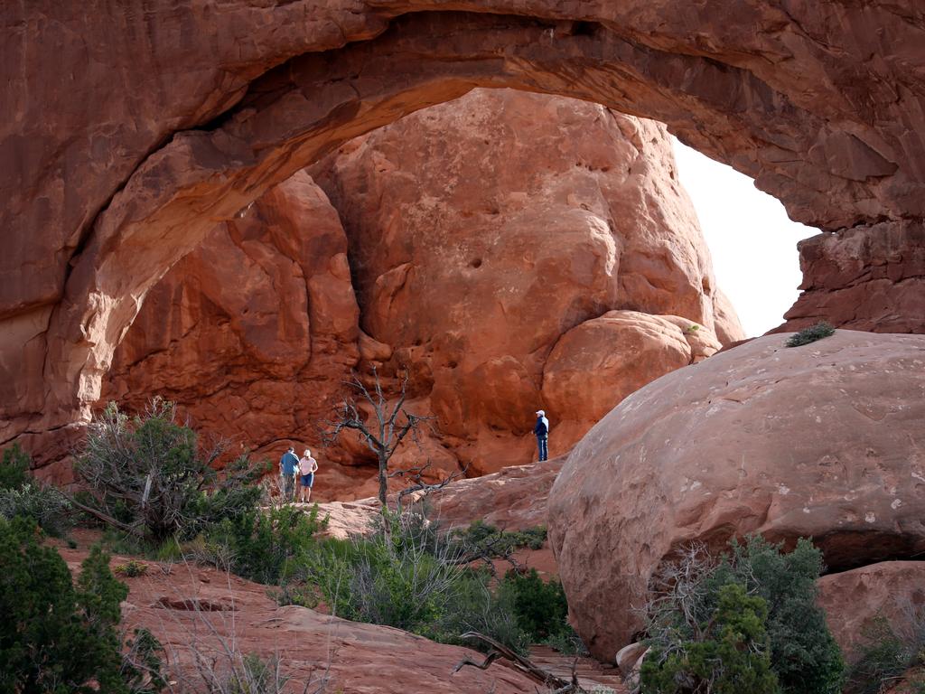 Pictured is Arches National Park, north of Moab in the state of Utah. Picture: Nicholas Eagar