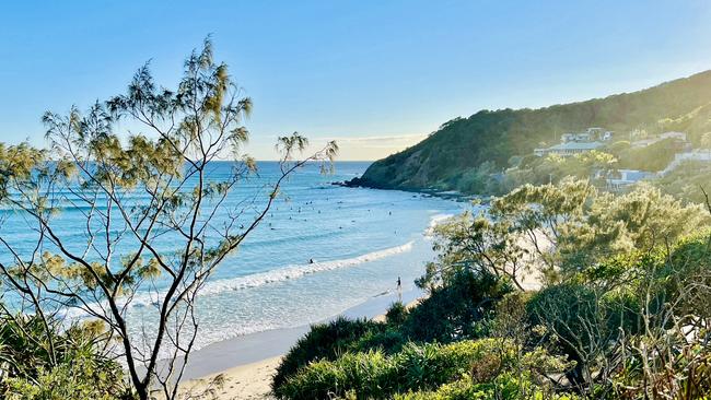 Wategos Beach at popular tourism North Coast tourism hub Byron Bay.