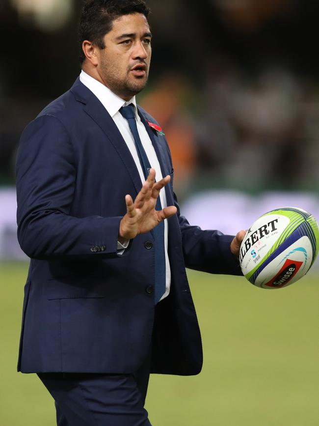 Former Wallaby Morgan Turinui was forced to intervene at the function.