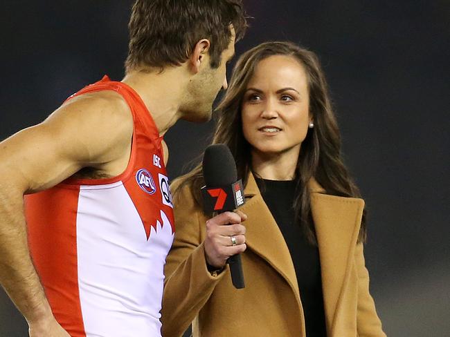 Ch 7 responds as AFL commentator snubbed