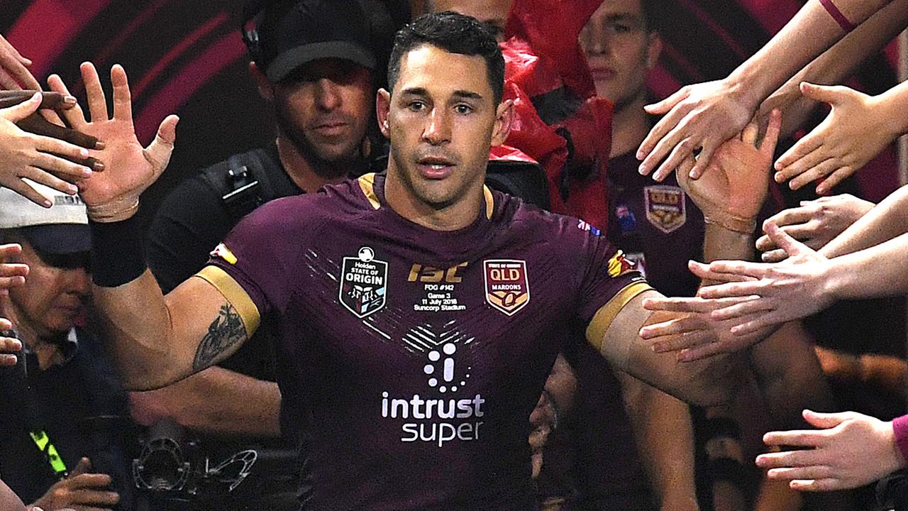 Billy Slater of the Maroons.