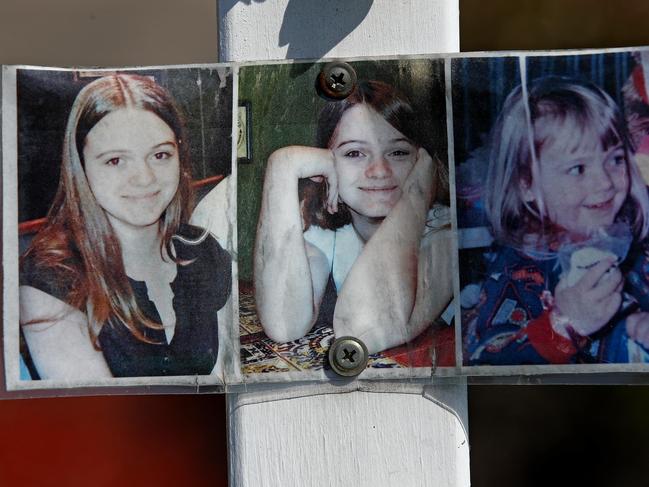 A bench was installed near the intersection Courtney died for people to sit and reflect. Picture: Toby Zerna