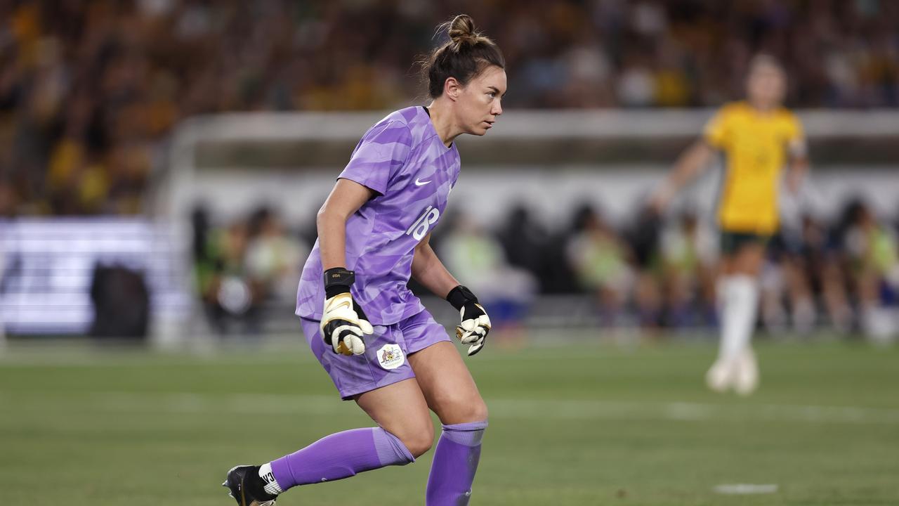 Mackenzie Arnold kept a clean sheet. Photo by Darrian Traynor/Getty Images.