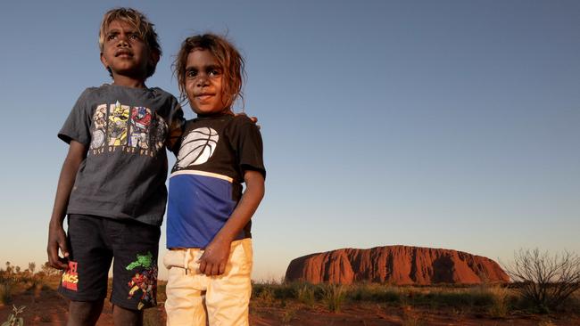 Nicholas Forbes, 7, and Jonah Dunn, 5. Picture: Liam Mendes