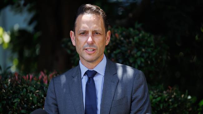 Josh Murray, Transport NSW Secretary refused to rule out whether taxpayers would be made to pay for the clean-up. Picture: NCA NewsWire / David Swift