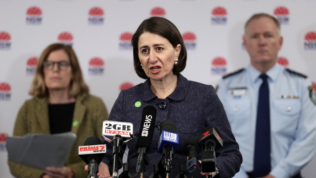 NSW Premier Gladys Berejiklian said stronger restrictions are on the way for border communities. Picture: Mark Metcalfe/Getty Images