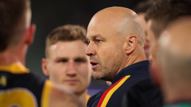 Could Matthew Nicks go winless in his first season as Adelaide coach? Picture: Matt Turner/AFL Photos via Getty Images