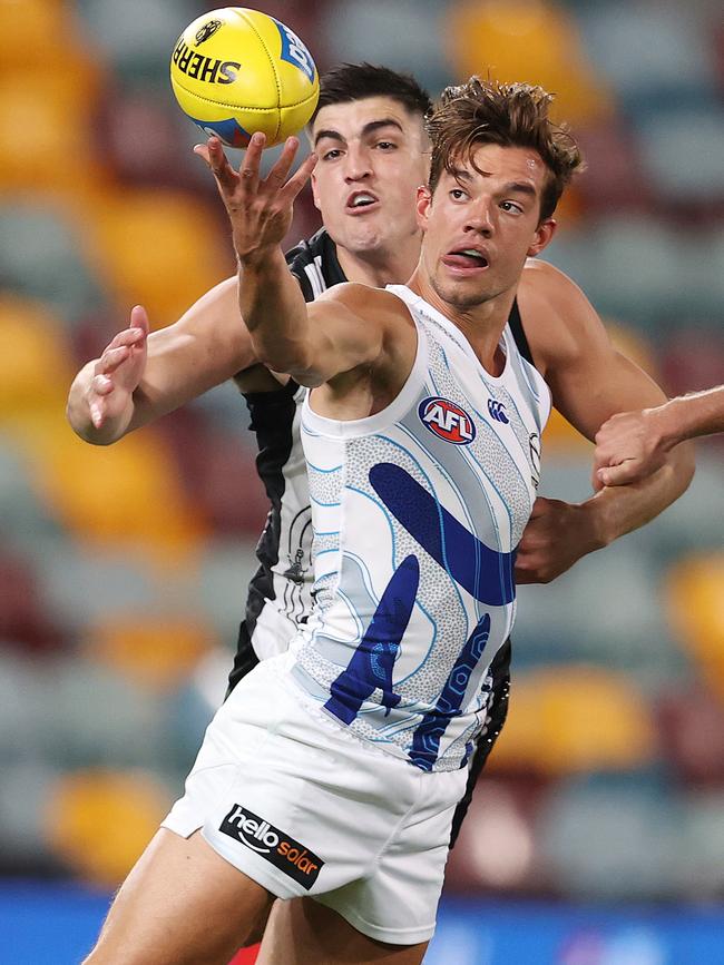 North Melbourne has offered Brayden Maynard a six-year deal to leave Collingwood. Picture: Michael Klein