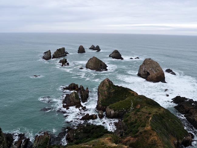 Nugget Point in The Catlins in the south of New Zealand's South Island. For Chantay Logan travel story.