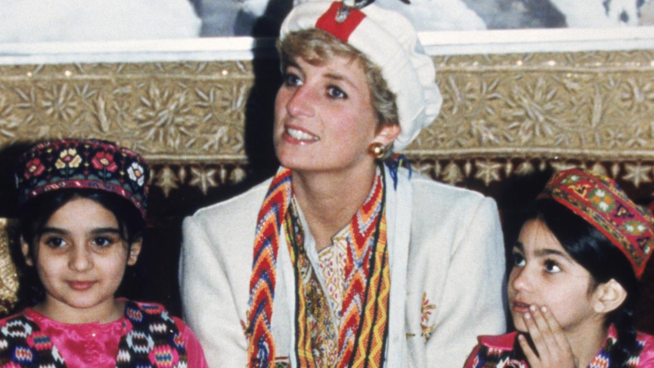 The Princess of Wales during a visit to Chitral Scouts during a trip to Pakistan, September 1991. Picture: Getty