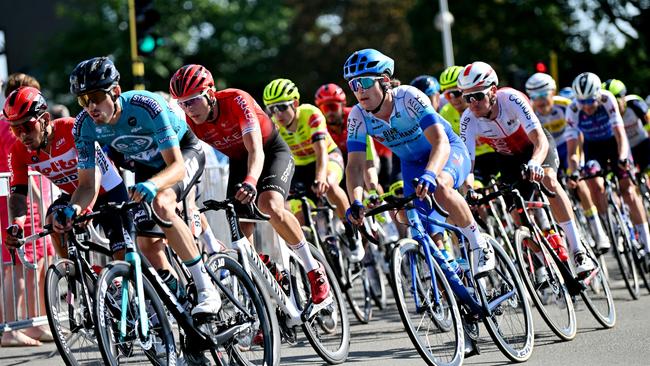 Caleb Ewan. left, will lead the team in Birmingham.