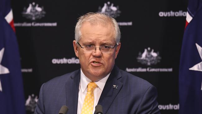 Scott Morrison in Canberra on Tuesday. Picture: AAP