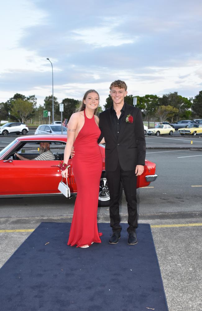 Students at the 2024 Chancellor State College formal.