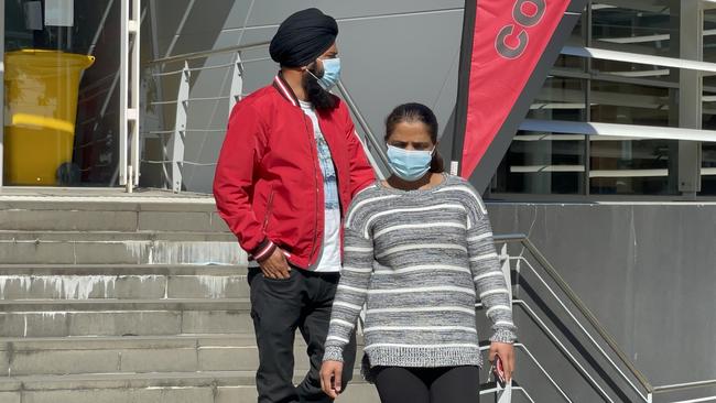 Karnaljeet Kaur Brar outside Moorabbin Magistrates’ Court. Image: Gemma Scerri