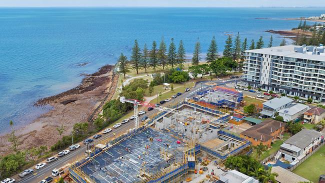 Construction has started on the new Vave residential development at Scarborough, north of Brisbane.