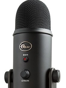 The Blue Yeti X microphone can record audio in greater detail. Picture: Supplied