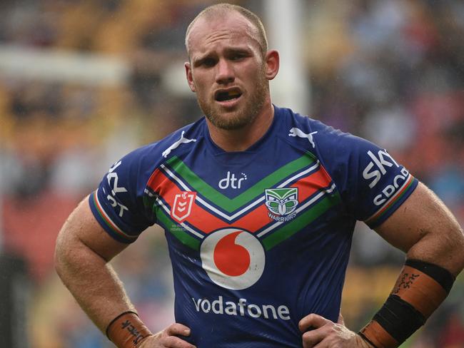 Former Warriors prop Matt Lodge. NRL Imagery