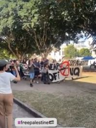 Pro-Palestine protesters force lockdown at University of Queensland.