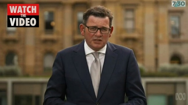 Daniel Andrews denies ‘economic carnage’ from lockdown (7:30 Report)