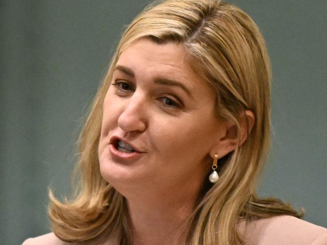 BRISBANE, AUSTRALIA - NewsWire Photos - FEBRUARY 22, 2023. Queensland Attorney-General Shannon Fentiman speaks during Question Time at Parliament House.Picture: NCA NewsWire / Dan Peled