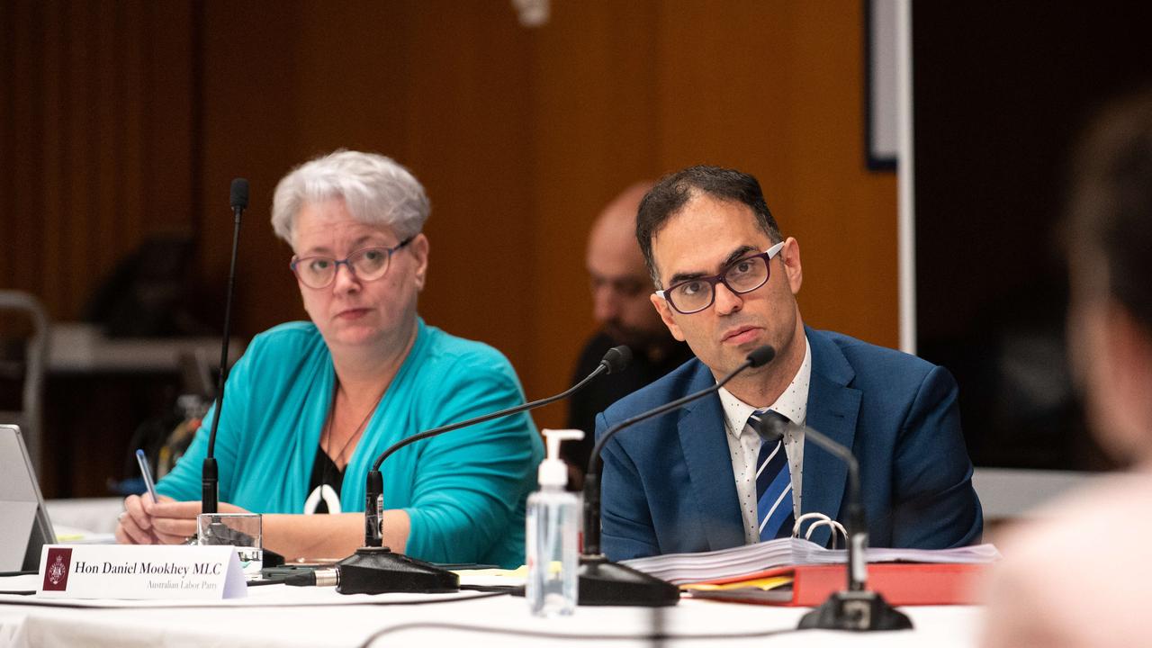 Legislative Council Leader of the Opposition Penny Sharpe has said leaks in the Liberal party indicate infighting within the party. Picture: NCA NewsWire / Flavio Brancaleone